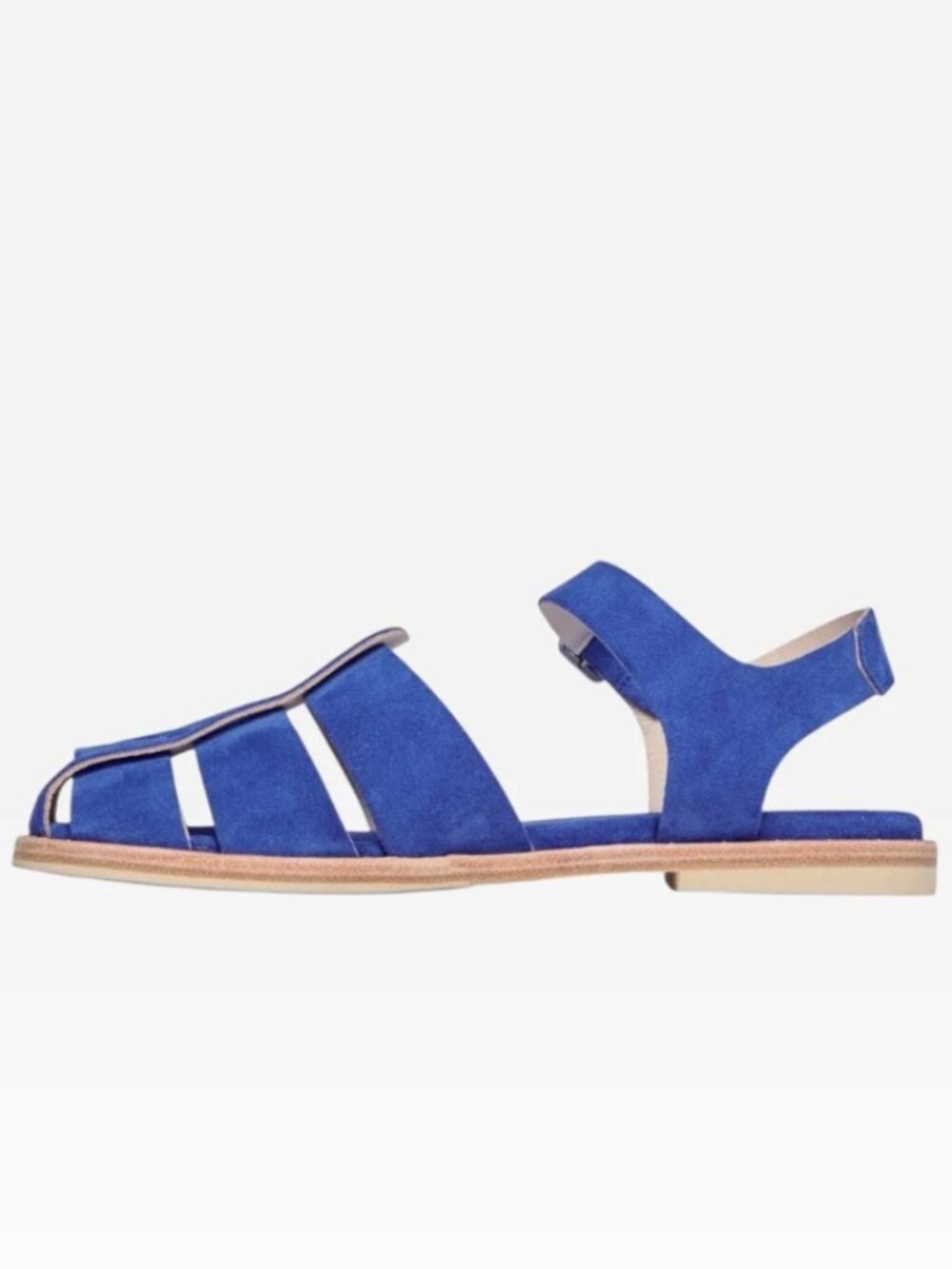 Freda Salvador Sera Fisherman Sandal in Cobalt - Picture 5 of 9